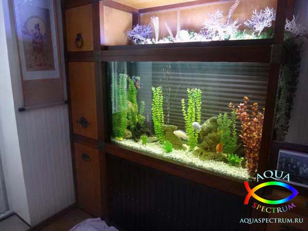 Пресноводный аквариум 350 литров